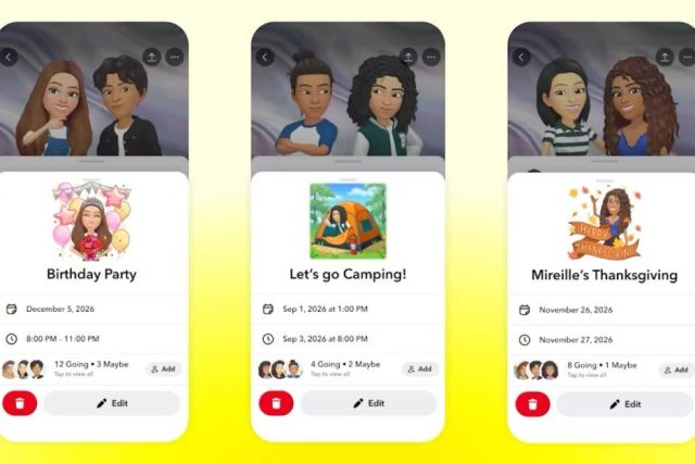 Snapchat 上线 Plans：约线下聚会不用再切应用